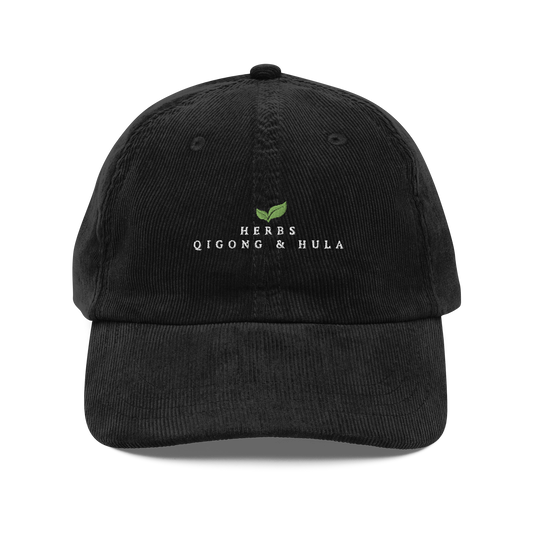 Herbs, Qigong and Hula Vintage corduroy cap